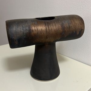 Unique Handmade 💐 Drip-Glazed Ceramic Art Unique Flower Vase Home Accent Art